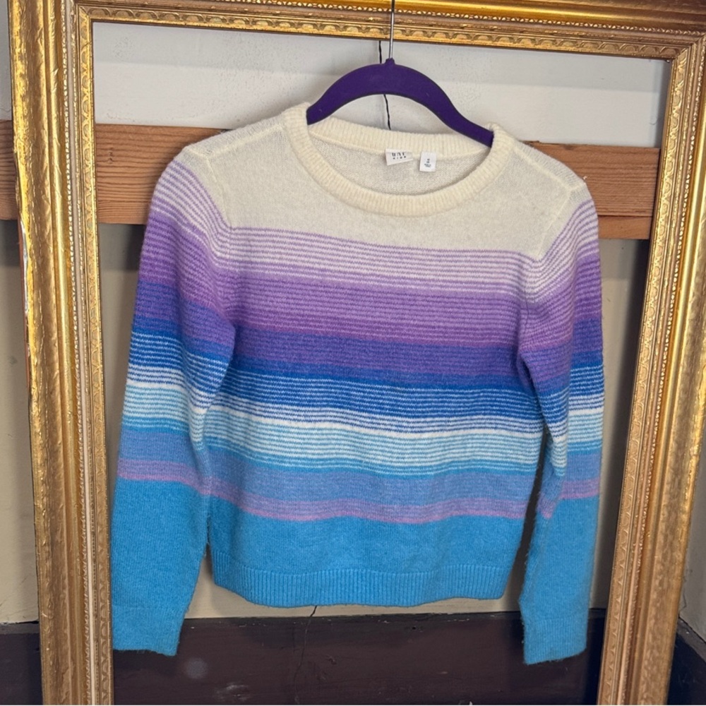 GAP Kids Multicolor Striped Sweater M (8)